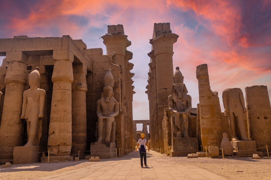 Temples of Luxor as seen on a Nile Cruise Holiday