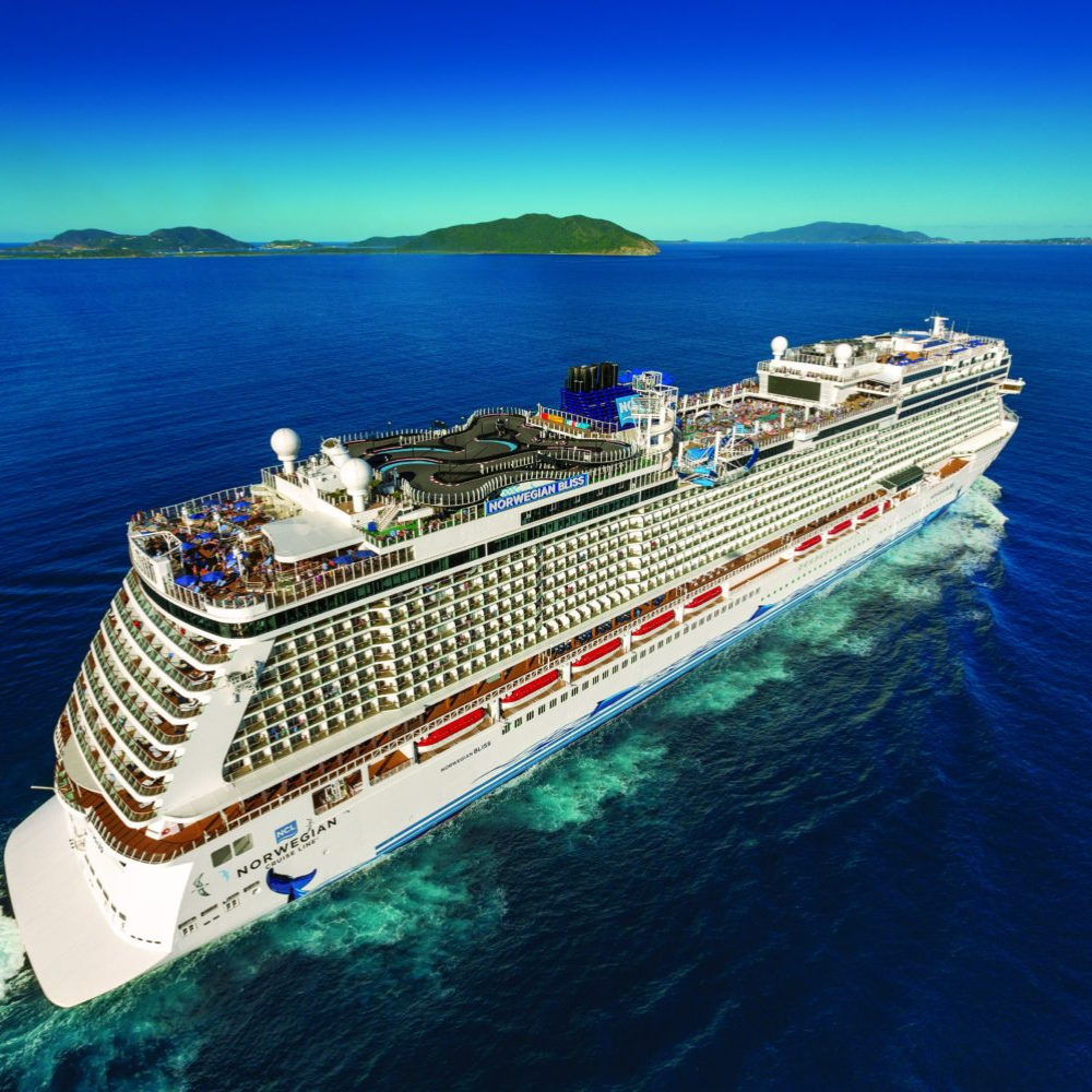 Norwegian Cruise Line ship enroute to Mexican Riviera from Los Angeles